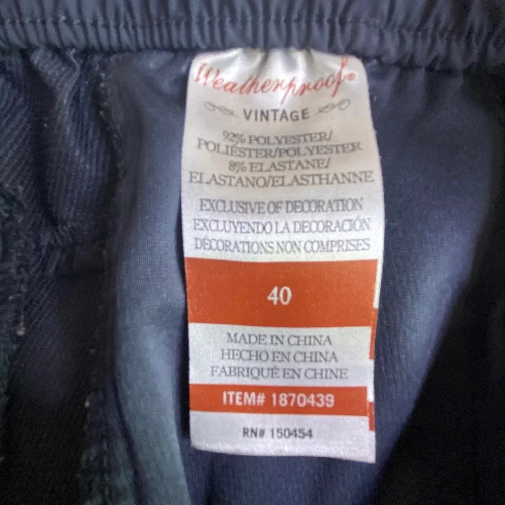 Weatherproof Vintage Mens 40 Utility Shorts Gray Performance Stretch Golf Hiking